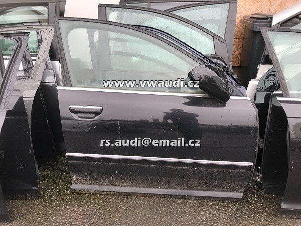 Vnější zpětné zrcátko Audi A8 D3 pravé elektrické elektrochromní sklopné skládací LZ7R + osvětlení nástupního prostoru  - 9
