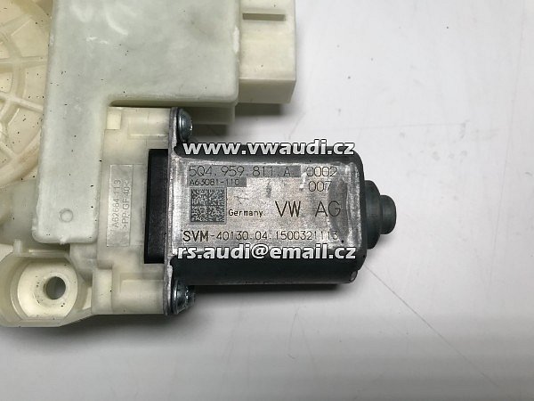 5Q4 959 802 A Zvedák okna motor zadní vzadu vpravo 5Q4.959.812.A VW GOLF VII 7 2015 pravý - 3