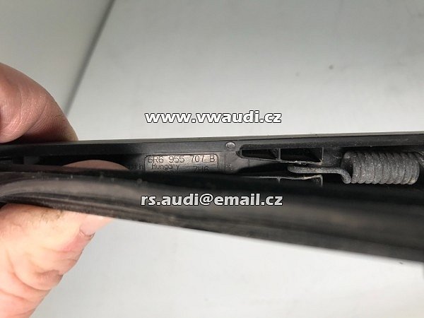 6R6 955 707 B VW Golf 7 5G 6 VI Polo 6C zadní stěrač zadní rameno stěrače zadní dveře 3 + 5 dvéř  - 4