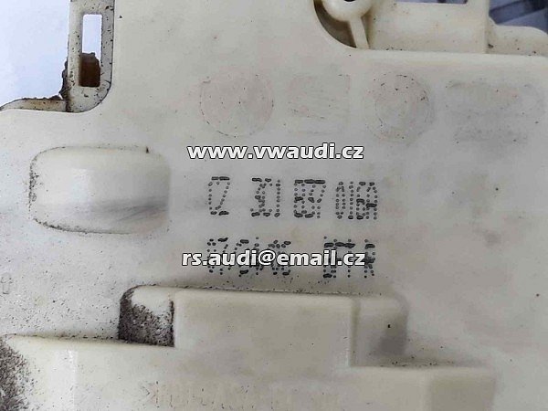 3C1 837 016 A Zámek dveří VW Passat B6 B7 Tiguan Superb Ibiza přední pravý  3C1837016A - 4