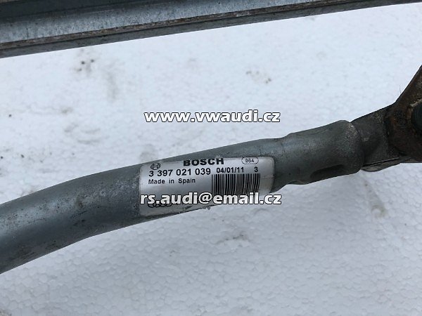 4F1 955 023 K Audi A6 4F C6 2005 - 2010  Mechanizmus stěračů předního skl - 5