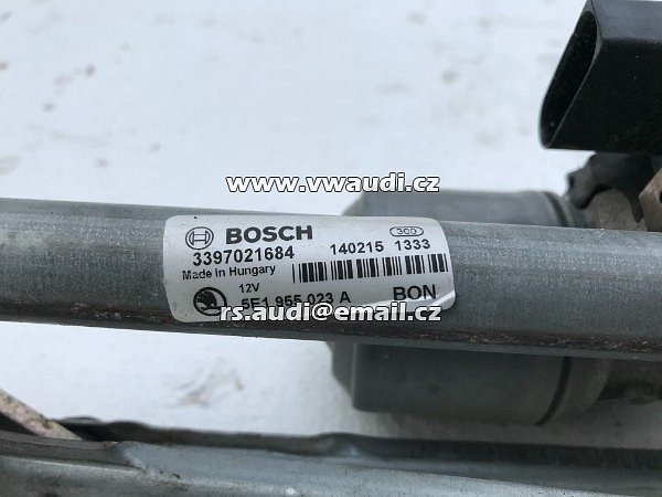 5E1 955 023 A Octavia 3 III  2015 Mechanizmus stěračů předního  - 5