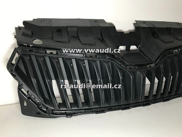 6V0 853 653 C ŠKODA Fabia III facelift 2020  6VO853653C   mřížka nárazníku přední maska grill . - 4