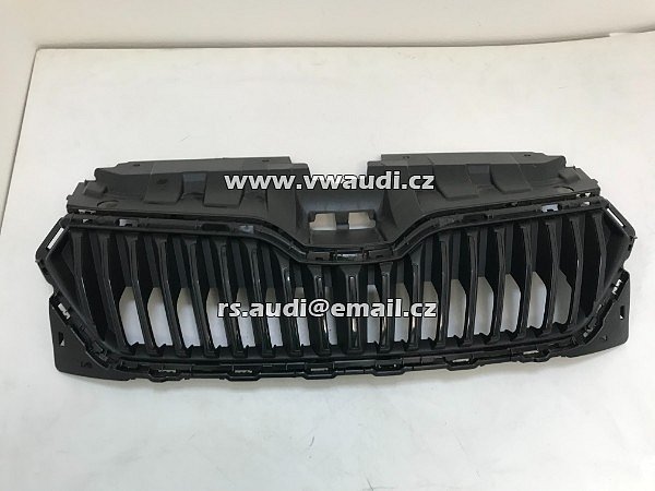 6V0 853 653 C ŠKODA Fabia III facelift 2020  6VO853653C   mřížka nárazníku přední maska grill . - 7