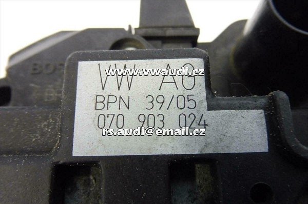  070 903 024 Alternátor 180A 070903024 BOSCH  0124625018589 VW MULTIVAN T 5 7HM 2,5TDI - 6