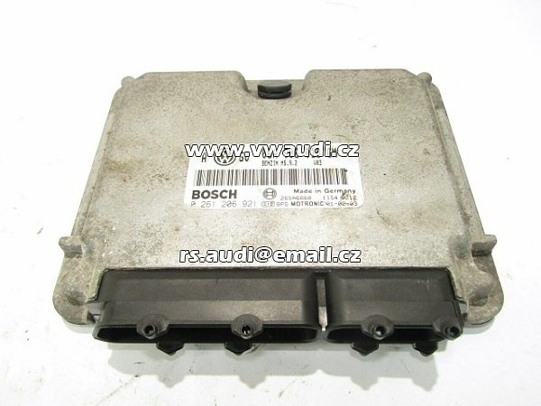  06A 906 018 GM BOSCH 0 261 206 921 Řídicí jednotka motoru VW MK4 Golf IV 2,0 L BENZIN  - 2