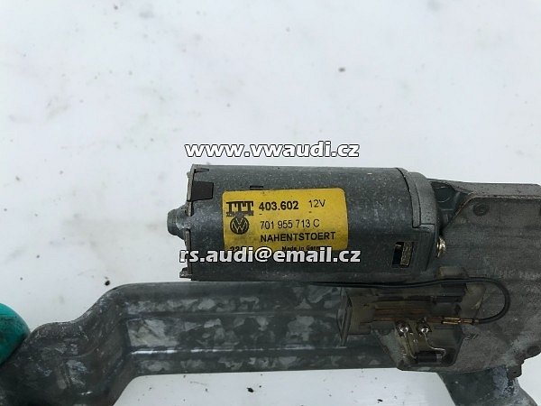 Motor zadního stěrače VW T4, motor zadního stěrače 701 955 713 A 701 955717B - 5