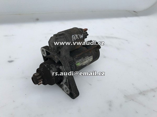 02Z 911 023 G  VW Audi Seat Škoda Original Starter spouštěč motoru starter  Valeo 1,1kW / 015 - 2