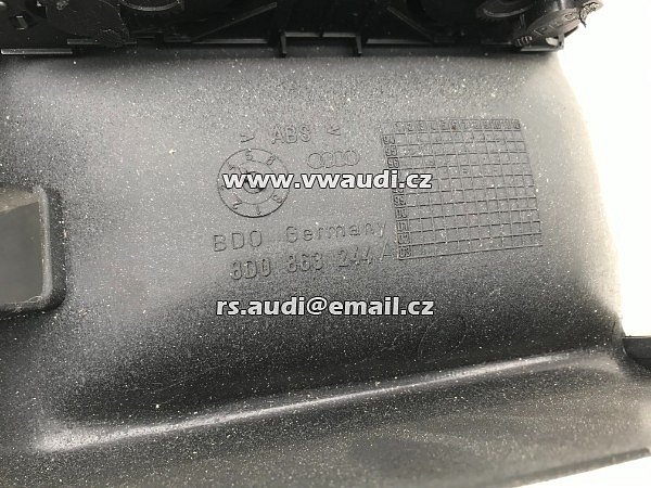 8D0 863 244 A loketní opěrka Audi A4 B5 1999  Černá barva  - 12