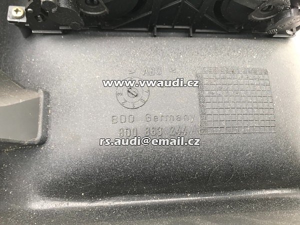 8D0 863 244 A loketní opěrka Audi A4 B5 1999  Černá barva  - 10