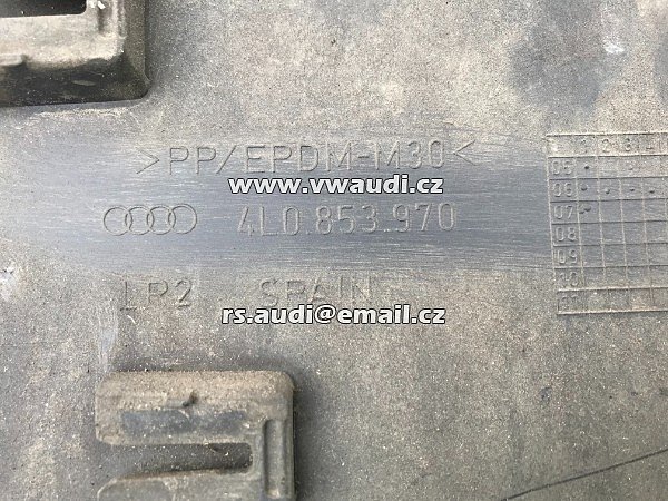 4L0 853 970 dveřní lišta zadní pravá Audi Q7 4L lišta dveřní dekorativní lišty 4L0853970 - 5