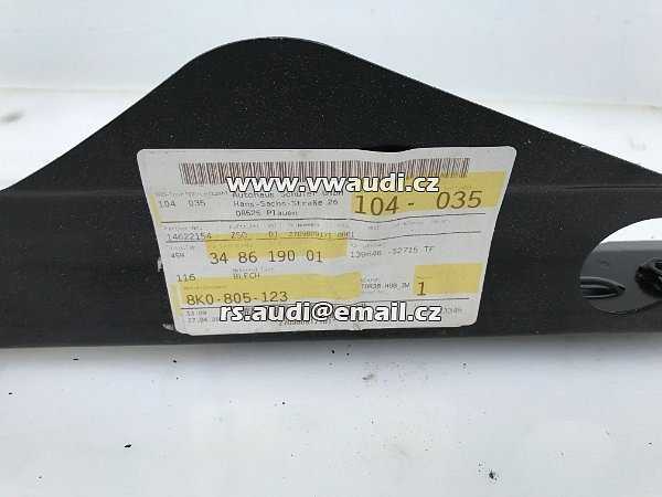 8K0 805 123 Audi Filler Plate - 5