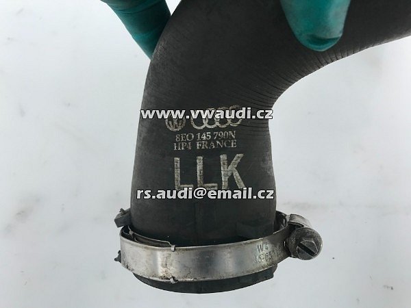 8E0 129 953 B BRD / BVA  Hadice potrubí intercooleru Audi A4 B7 2.0 TDI  - 5