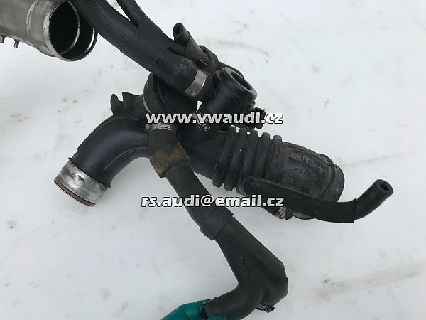 06A 145 681 H Originální SACÍ potrubí pro přívod vzduchu VW Golf mk4 Audi a3 TT 1,8t 20v  - 9