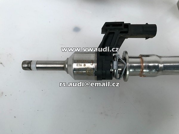  vstřikovací lišta s tryskami pro 1,2 TSI, 4x 03F906036B  + 06J 906 051D Tlakové čidlo   CBZ CBZA CBZB 1,2 TSI  - 10