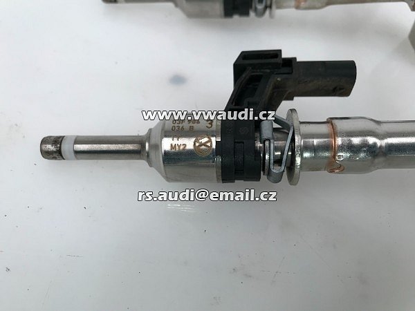  vstřikovací lišta s tryskami pro 1,2 TSI, 4x 03F906036B  + 06J 906 051D Tlakové čidlo   CBZ CBZA CBZB 1,2 TSI  - 11