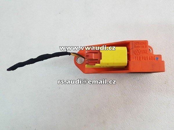 1T0 909 606   VW Touran 2005  nárazové čídlo Airbag  Crash Sensor   - 4