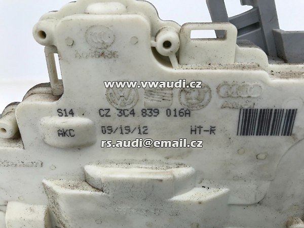  3C4 839 016 A Zámek dveří servomotor VW Passat 3C Q7 se ZV vzadu vpravo 3C4839016A - 8