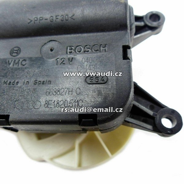 8E1 820 511 C Audi A4 8E B6 B7 S4 Cabrio Seat Exeo pohon klimatizace topení - 2