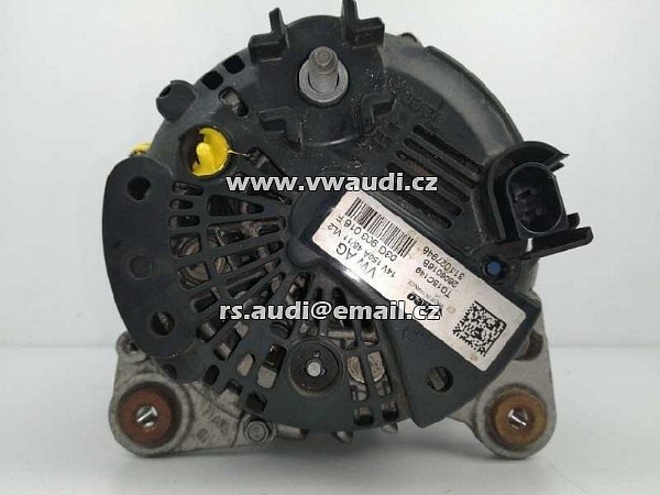 Alternátor Generátor  03G903016F PRO AUDI Q5 (8R) / TG15C149 / 150A Valeo VALEO  - 3