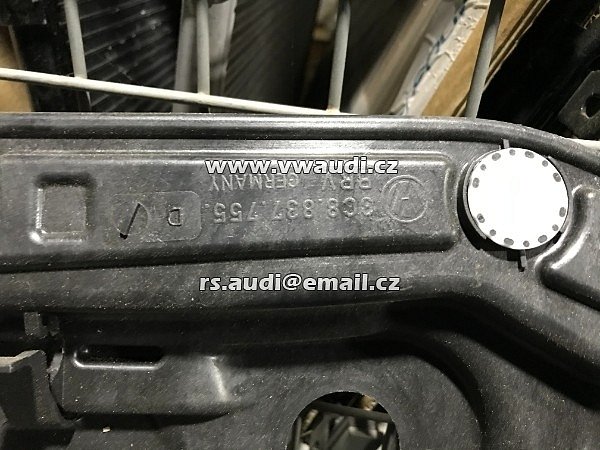 3C8 837 755 D Originální dveřní panel VW Passat CC přední levý zvedák okna 3C8837755D - 2