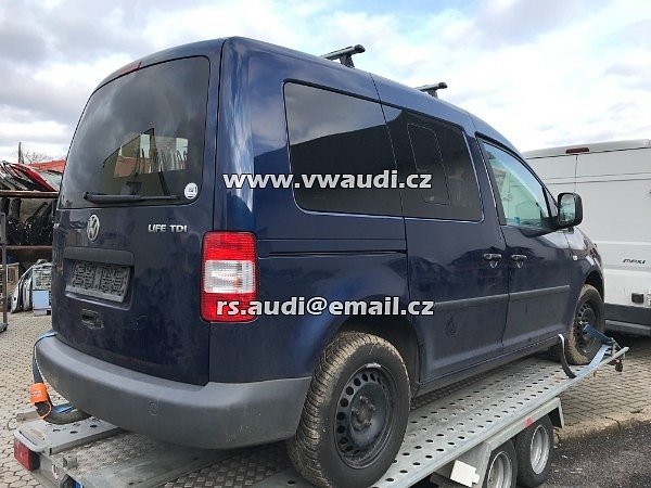 2K0 864 583 M  VW Caddy 2K kryt plast kufru nákladní prostor  - 5