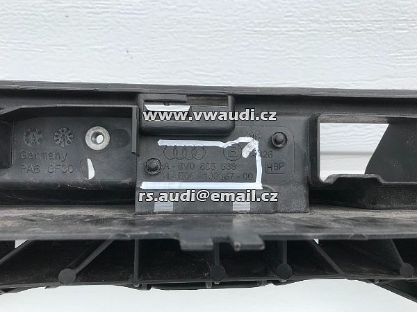 8V0 805 588 AUDI A3 8V S3 přední čelo chladičová stěna  - 10