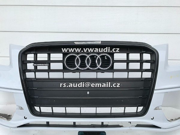 8R0 853 651 AN  AUDI Q5 2016 S LINE Přední maska do nárazníku černá matná sline  mřížka grill  - 2