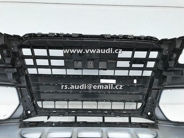 8R0 853 651 AN  AUDI Q5 2016 S LINE Přední maska do nárazníku černá matná sline  mřížka grill  - 5