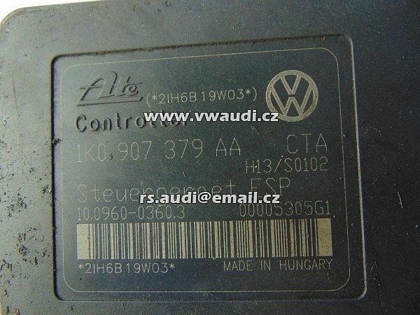 ABS W AUDI ŠKODA SEAT  1K0614517AA 10020602214 1K0907379AA 10096003603 Záruka  - 3