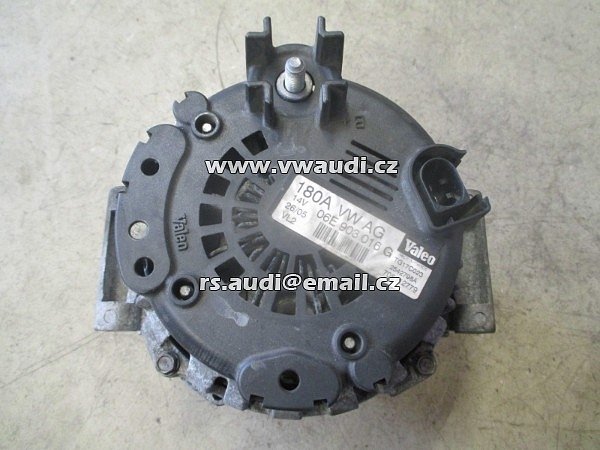 06E903016G 06E903016KX  ALTERNÁTOR VW Audi A6 180A TG17C023 TG17C044 2,4 2,8 3,0 3,2 FSI - 6