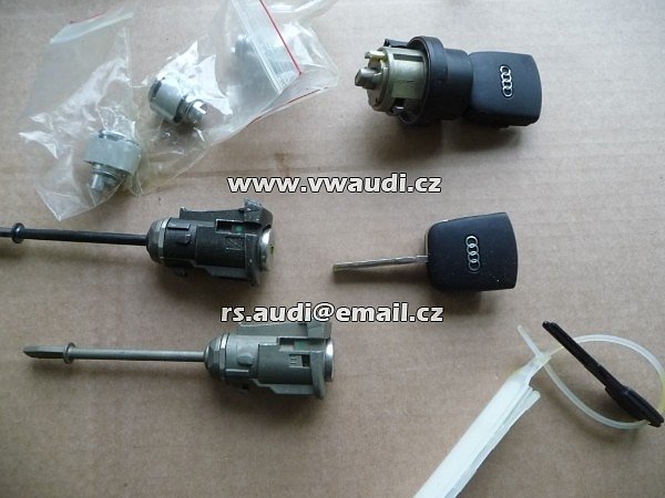 8N0 837 168 B AUDI TT  8N vložka zámku 8N0837168B dveře levé řidič LP Zcela nový - 14