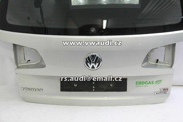1T0 827 025 VW Touran  víko kufru  šedá  páté dveře víko kufru zadní   - 2