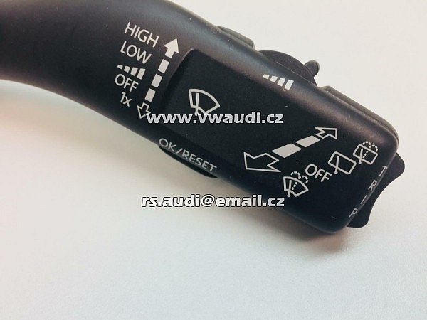 1K0 953 519 J  Spínač stěračů VW Eos Jetta Caddy páčka pod volant - 2