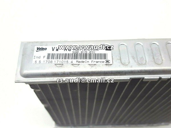 5Q0 819 031 Audi VW  Golf  7 Seat Skoda pomocný ohřívač topení topení pomocný ohřívač tepla radiator  - 3
