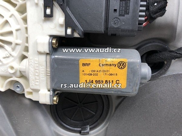 1J4 959 811 C motor regulátoru zadního levého okna VW MK4 Golf Bora - 2