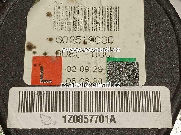  SKODA OCTAVIA II Combi 2009 Bezpečnostní pás přední levý řidič  1Z0857701A HCP - 2