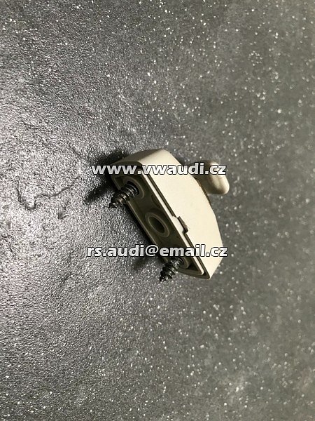 3B0 857 561 B Klip sluneční clony  pro VW Golf Jetta Passat Amarok Beetle Caddy Eos Bora - 4