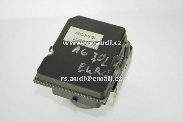 Řídicí jednotka ABS Audi A6 4F C6 ABS 0265234111 4F0614517A 0265950359 4F0910517A AUDI -  - 3