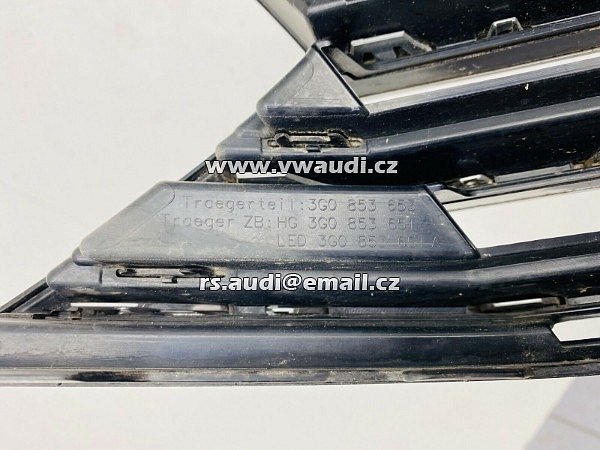  3G0 853 653 mřížka maska grill  přední VW Passat 3G B8 3G0853653  - 4