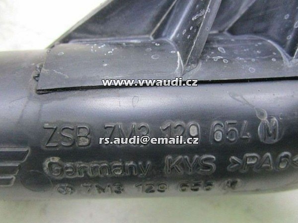7M3 129 654 G adice přívodu vzduchu pro TURBO VW Seat Sharan 7m - 2