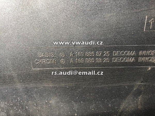 A1698858725  NÁRAZNÍK PŘEDNÍ  MERCEDES BENZ B245  A169 PŘEDNÍ FACELIFT 2008-2011 - 4