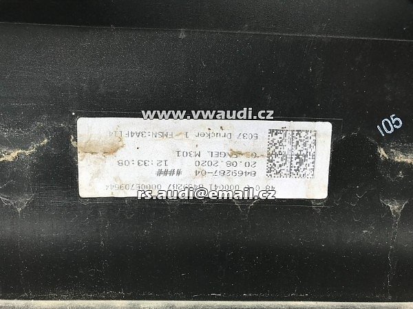 Přední nárazník originál BMW 5er M paket G30 5111 8098644 černý PDC  - 8