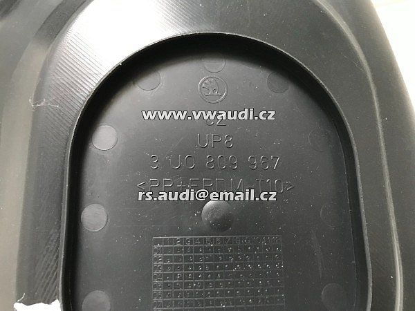 3U0 809 961  Superb (SUP) 2006 Plastový podběh pro levé přední kolo Podběh kola - 8