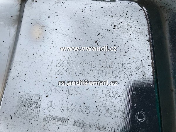 A1668806940 Originální Mercedes Benz GL zadní difuzor nárazníku AMG A1668856825 - 3