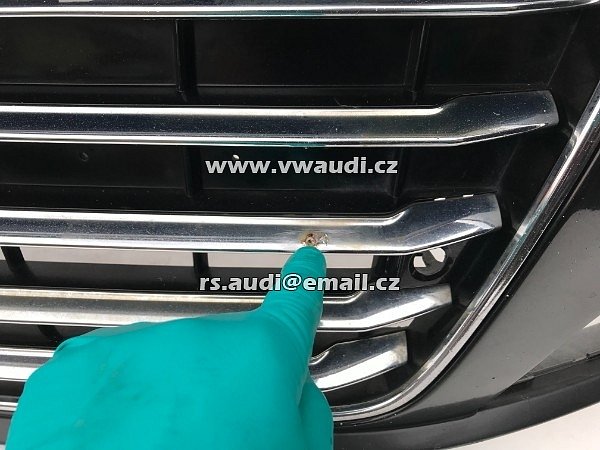 4H0 807 437 Přední nárazník černý  Audi A8 4H Facelift - 7
