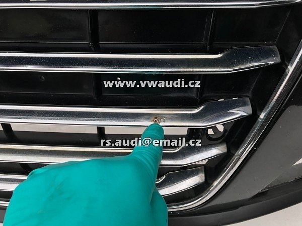 4H0 807 437 Přední nárazník černý  Audi A8 4H Facelift - 8