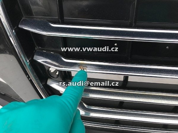 4H0 807 437 Přední nárazník černý  Audi A8 4H Facelift - 9