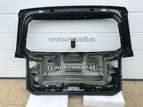 5TA 827 025 P  VW Touran II 5T 5TA 827025P černá  zadní víko dveře kufru páté kapota zadní - 4