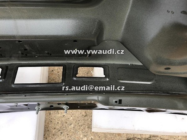 5TA 827 025 P  VW Touran II 5T 5TA 827025P černá  zadní víko dveře kufru páté kapota zadní - 8